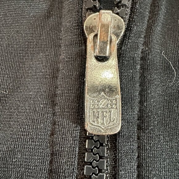 NFL Detroit Lions Youth Black and Blue Zip-up Track Style Sweatshirt. Sz Medium - Picture 5 of 10